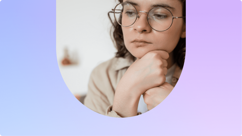 A person with glasses