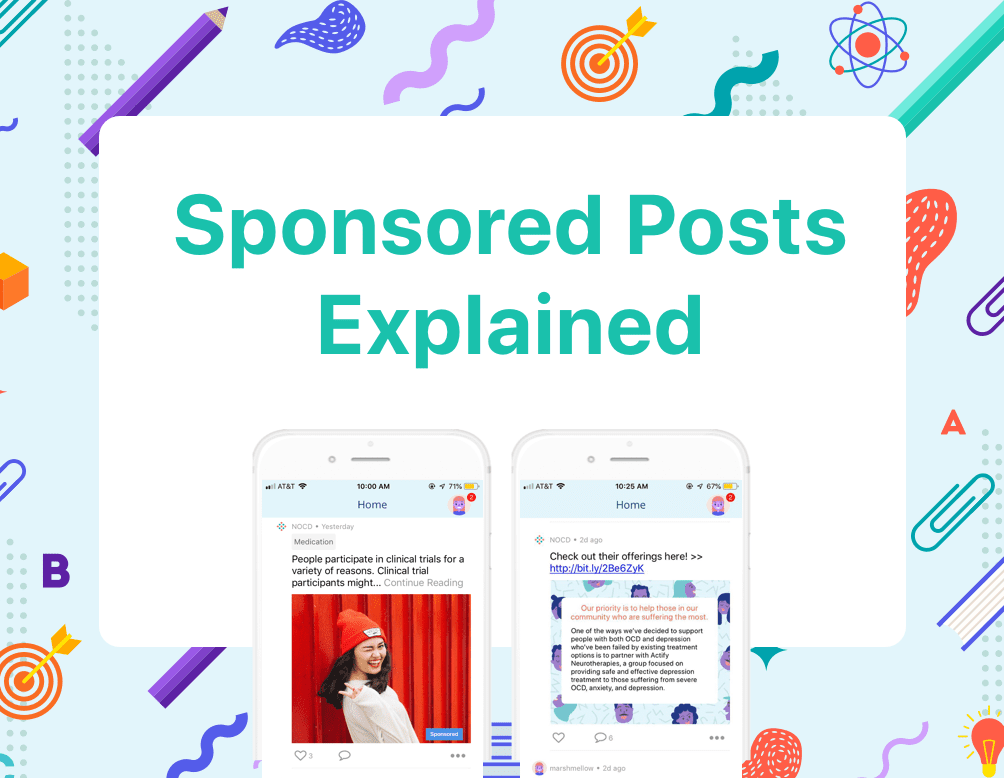 Explanation of sponsored posts